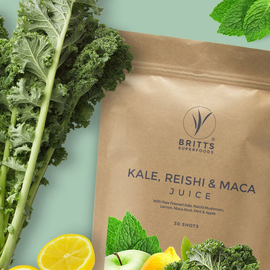 Kale, Reishi & Maca Juice - Britt's Superfoods