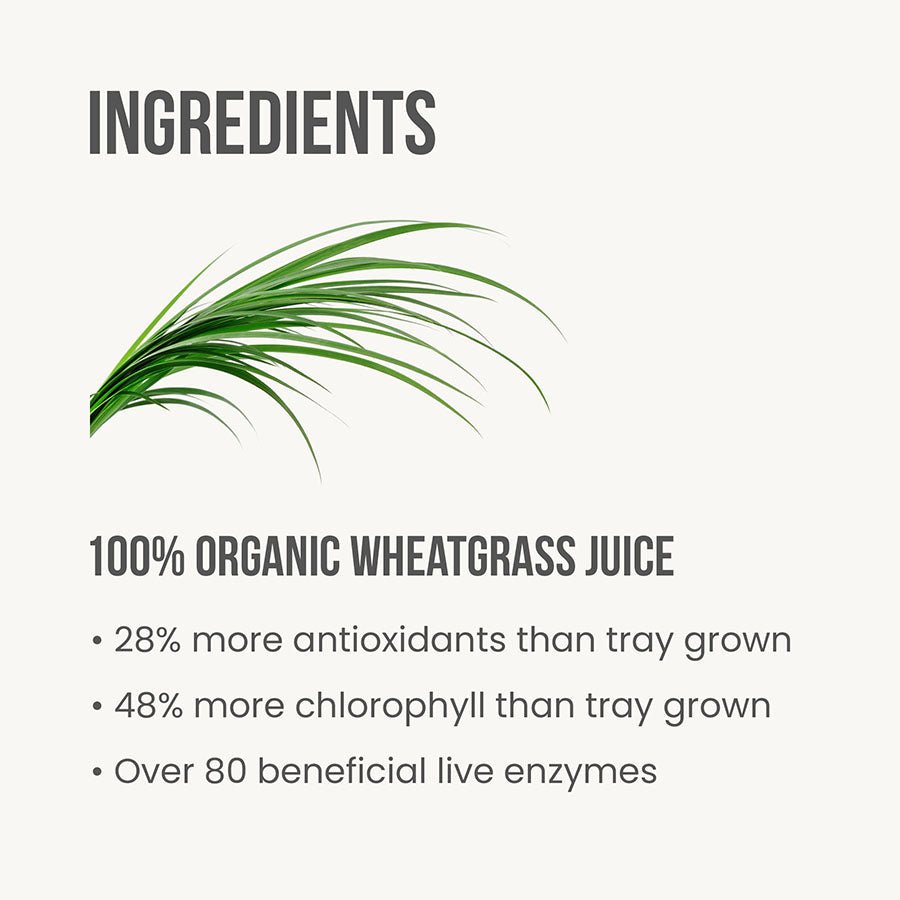 Organic Wheatgrass Juice - Britt's Superfoods