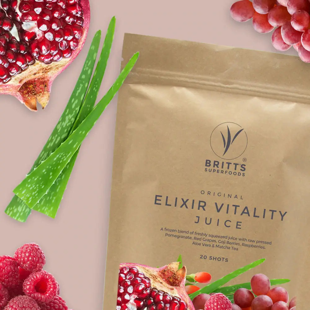 Elixir Vitality Juice New Shop Britt's Superfoods 